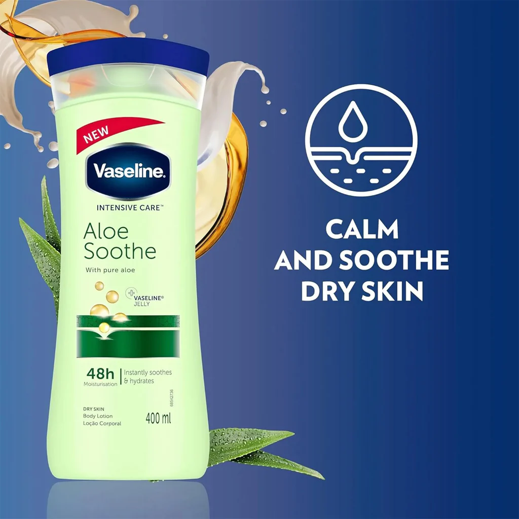 Vaseline Dry Aloe Soothe Body Lotion - 400ml - Image 5