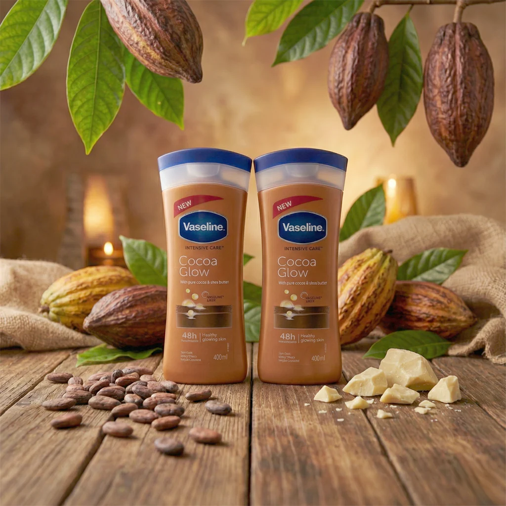 Vaseline Intensive Care Cocoa Glow Body Lotion 400ml - BUY 1 TAKE 1 OFFER - Image 3