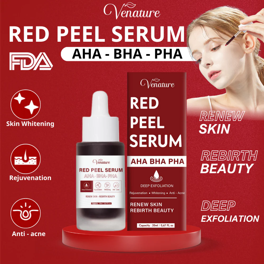 Venature Red Peel Serum - 20ml - Image 10
