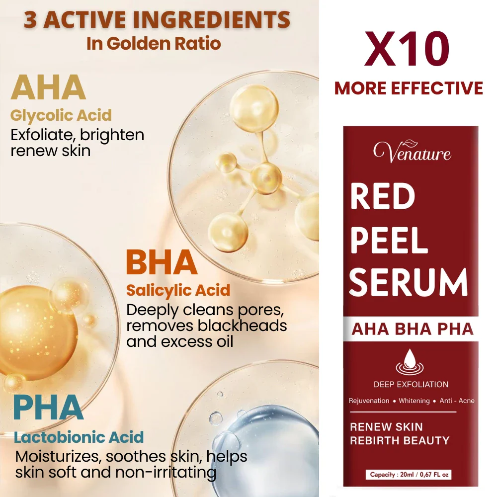 Venature Red Peel Serum - 20ml - Image 5