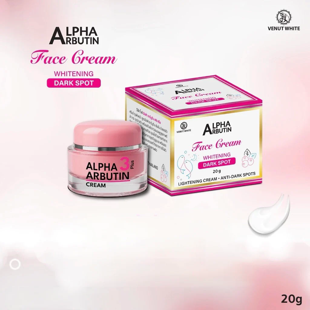 Venut White Alpha Arbutin Face Cream – 20g - Image 4