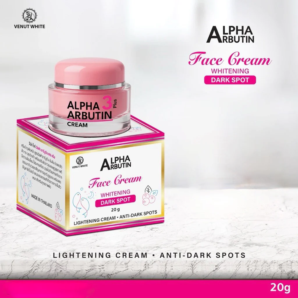 Venut White Alpha Arbutin Face Cream – 20g - Image 5