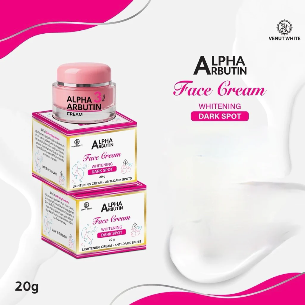 Venut White Alpha Arbutin Face Cream – 20g - Image 6