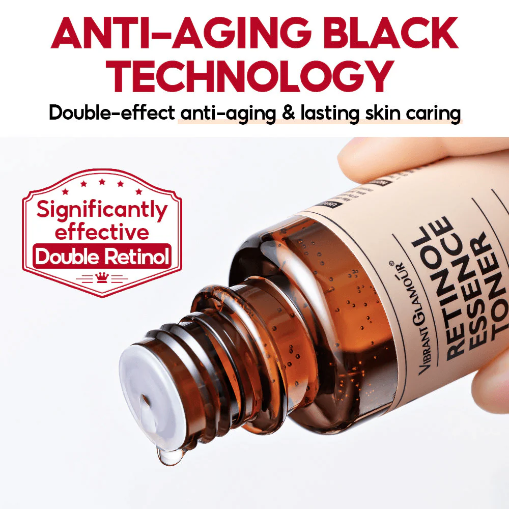 VIBRANT GLAMOUR Double Retinol Toner - 100ml - Image 5
