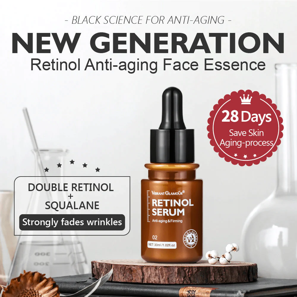 Vibrant Glamour Double Retinol Serum Anti-aging - 30ml - Image 3