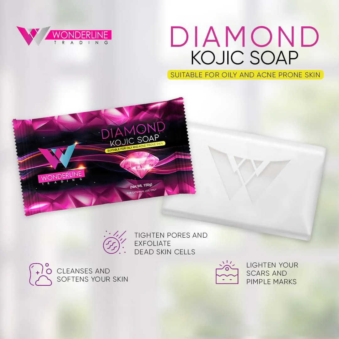 Wonderline Diamond Kojic Soap - 150g - Image 5