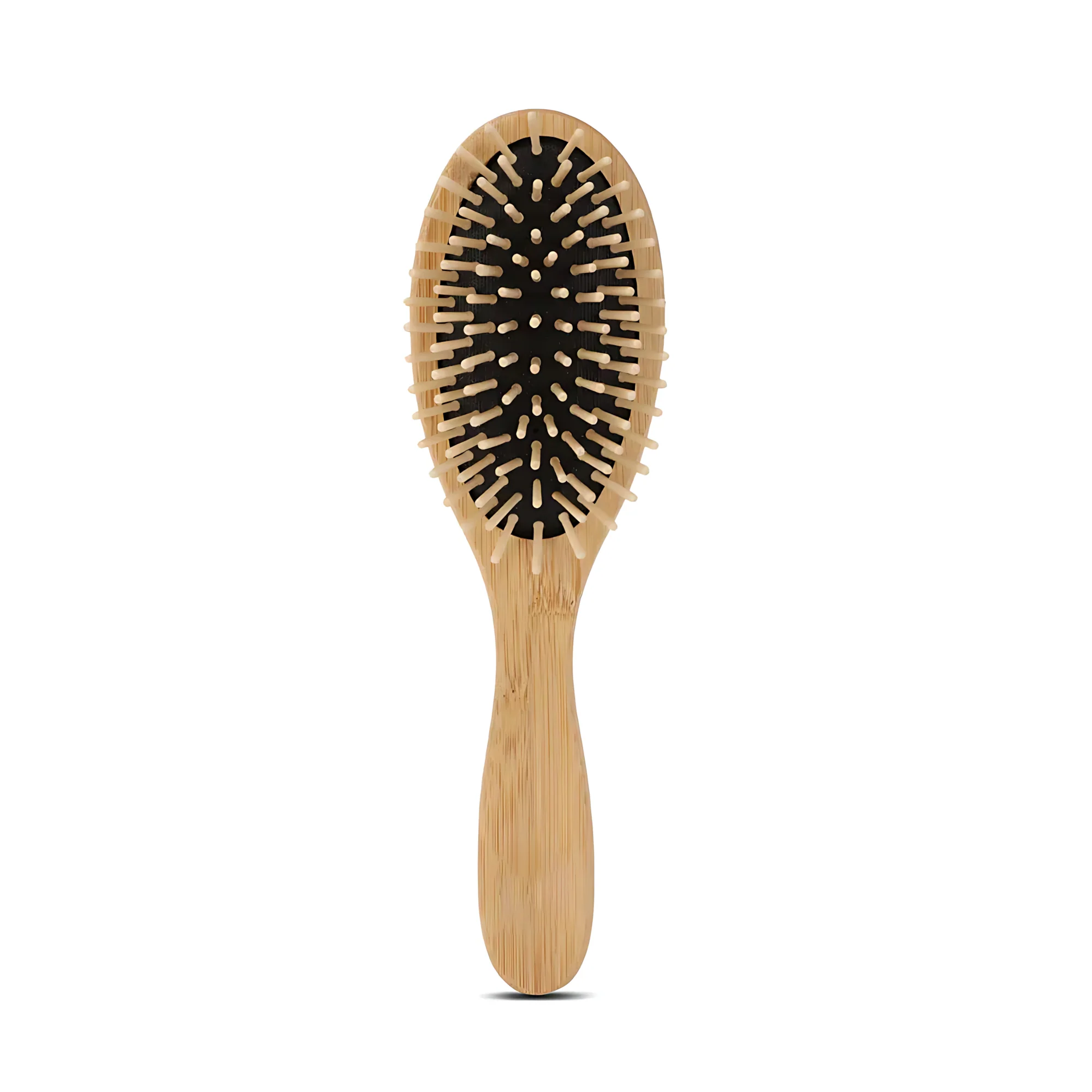 Wooden Paddle Hair Brush – Oval Shape - Image 5