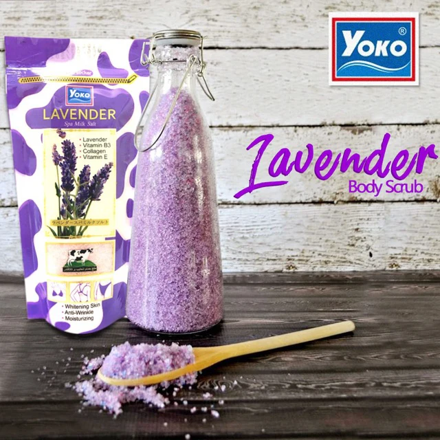 Yoko Lavender Spa Milk Salt - 300g - Image 2