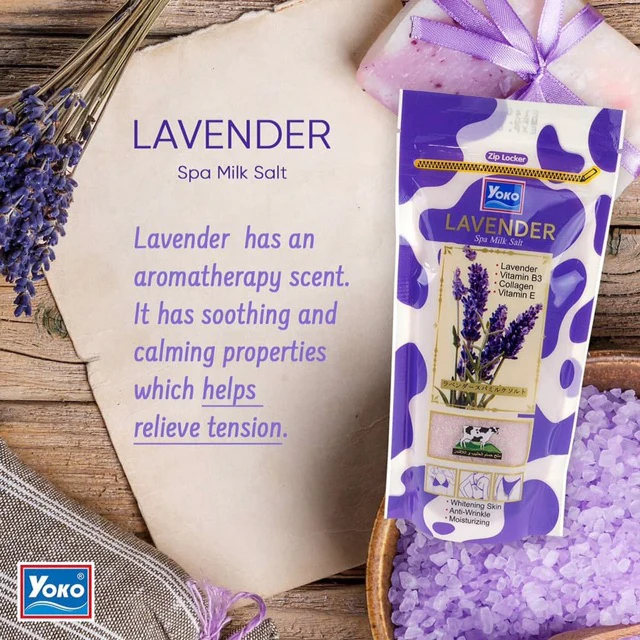 Yoko Lavender Spa Milk Salt - 300g - Image 3
