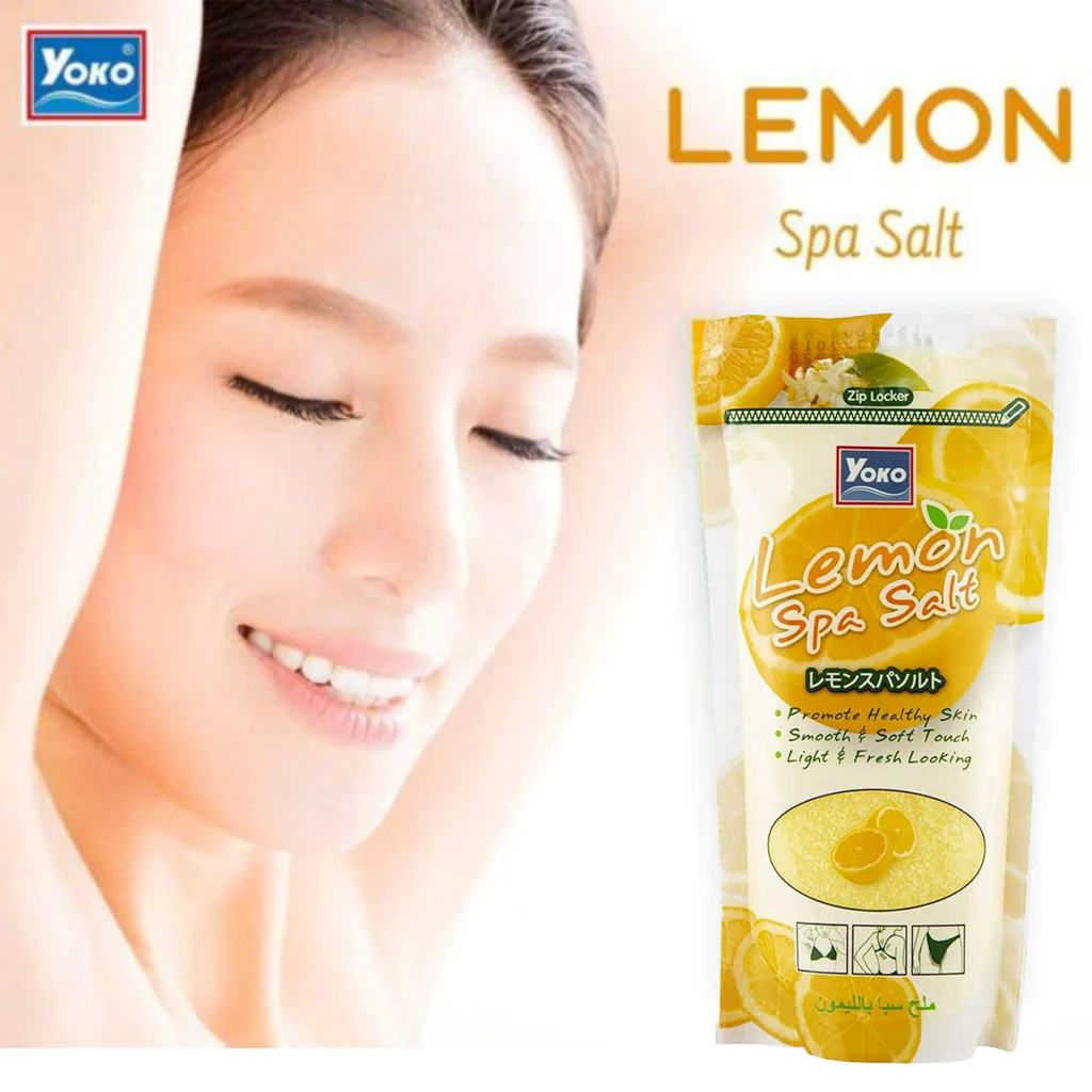 Yoko Lemon Spa Salt Body Scrub - 300g - Image 2