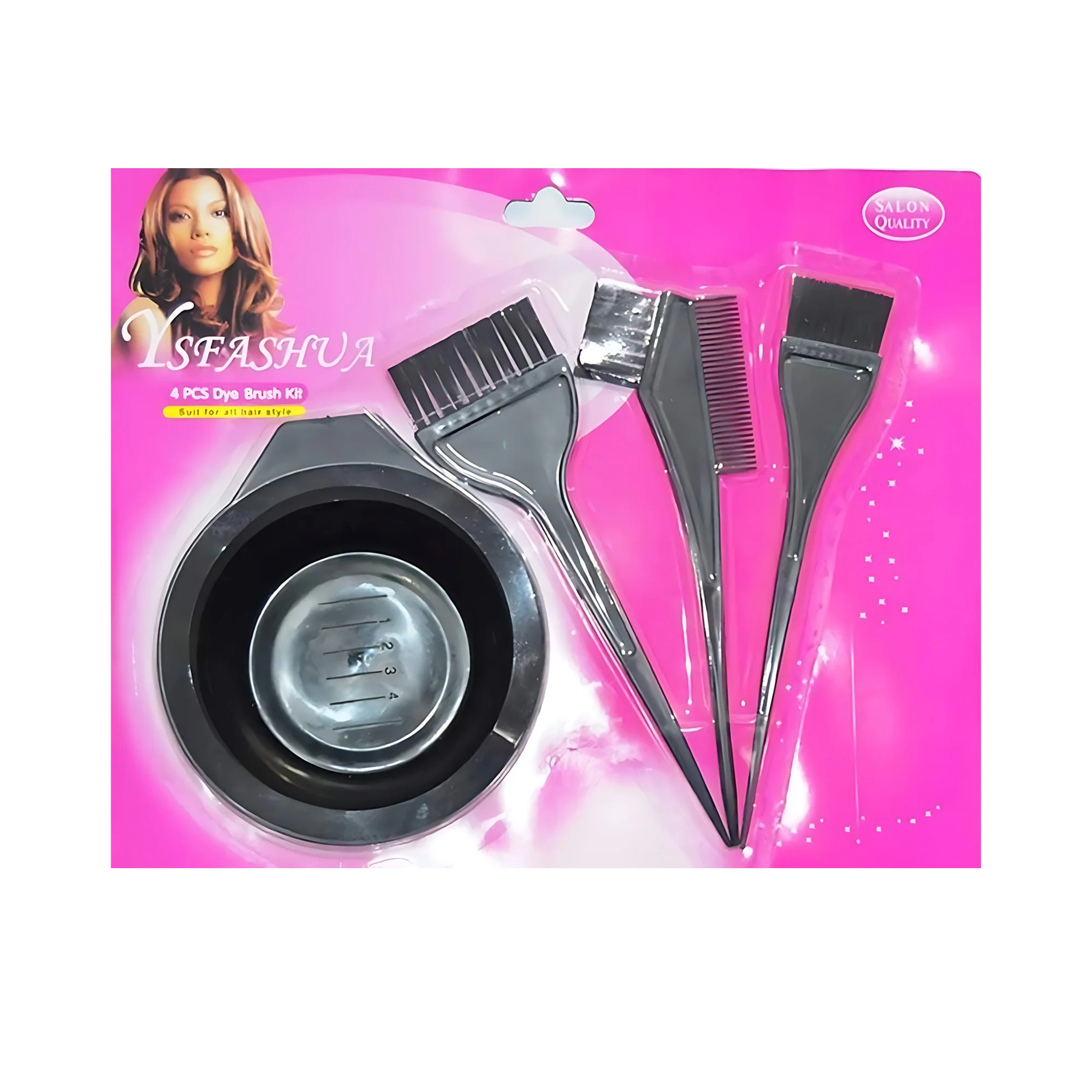 Ysfashua 4-Piece Hair Dye Brush Kit – Professional Hair Coloring Tools - Image 18
