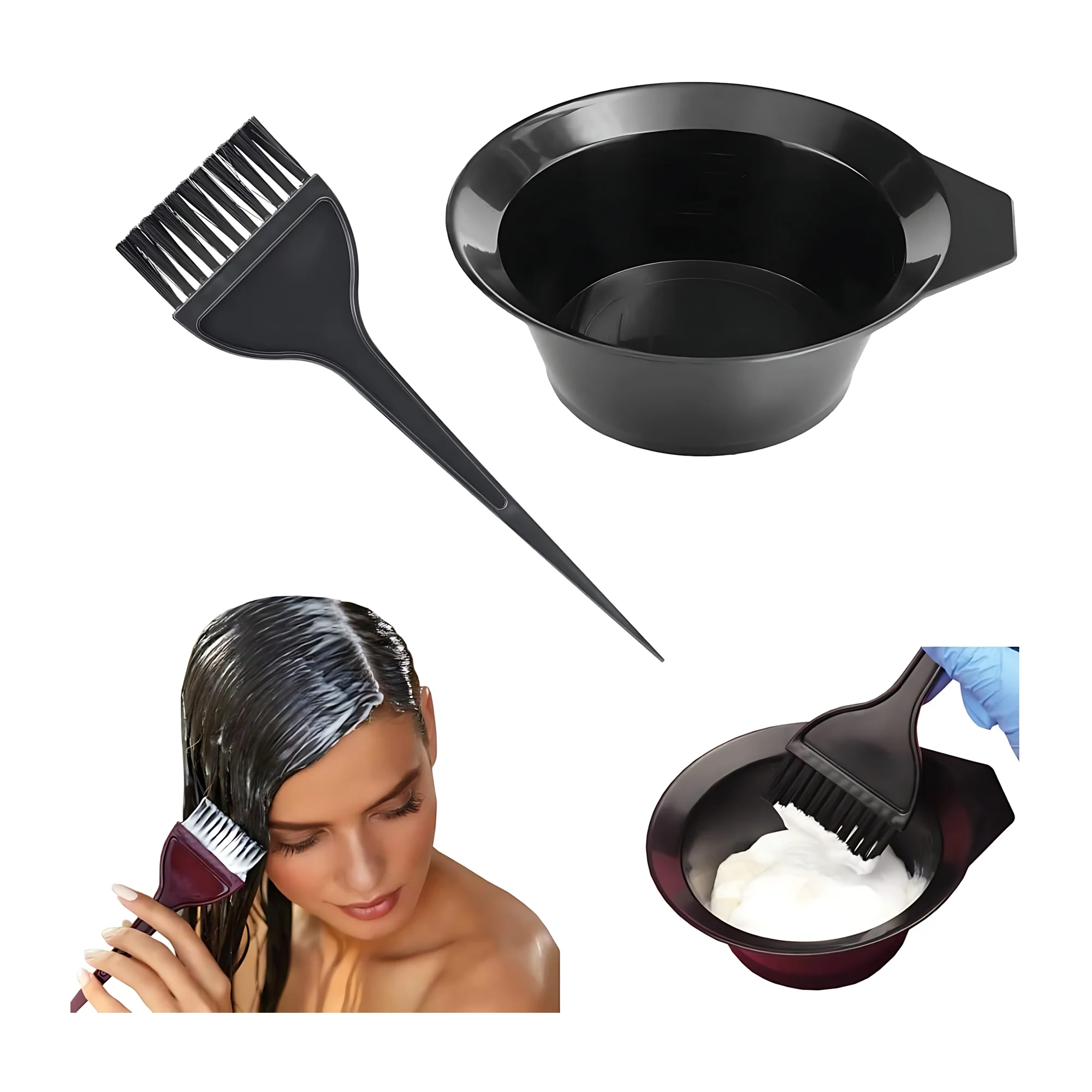 Ysfashua 4-Piece Hair Dye Brush Kit – Professional Hair Coloring Tools - Image 6