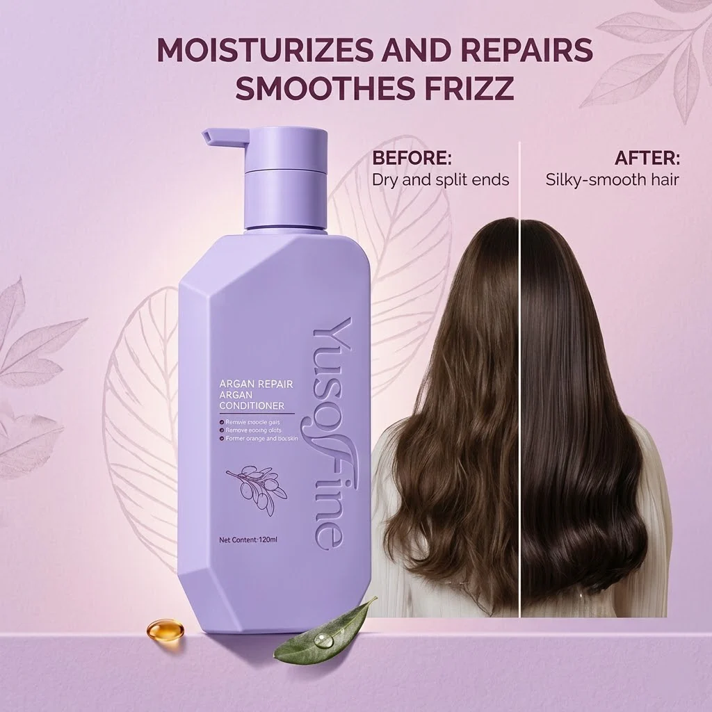 Yusofine Nourish-Repair Argan Conditioner (300ml) - Image 9