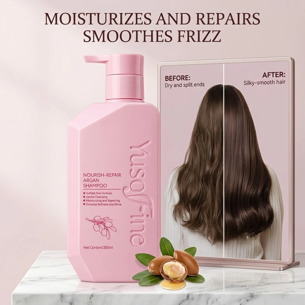Yusofine Nourish-Repair Argan Shampoo (300ml)